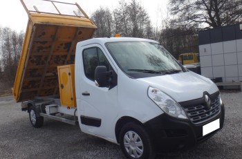 Renault MASTER L3H1 wywrotka duży kiper 320cm klimatyzacja 2018r + skrzynia narzędziowa